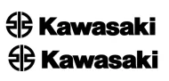 Kawasaki Tank Fairing Decal x 2 